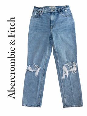 Abercrombie & Fitch Curve Love The 90’s Straight Ultra High Rise Jeans - Size 28